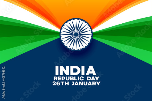 india republic day background in creaive style