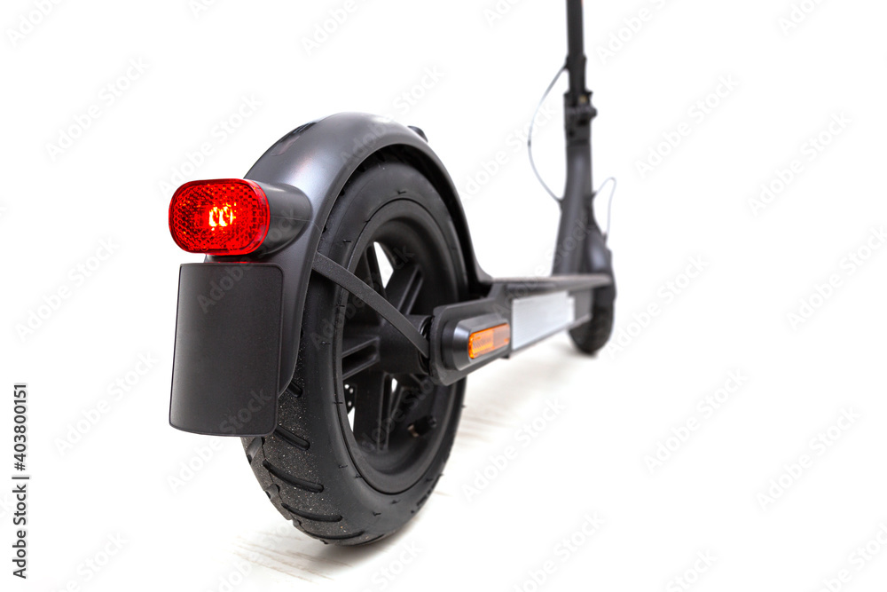 Electric Scooter isolated over white background. Modern transport symbol. Electric Scooter isolated over white background. Modern transport symbol.
