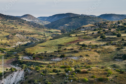 Landscape of Mediterranean Island Cyprus
