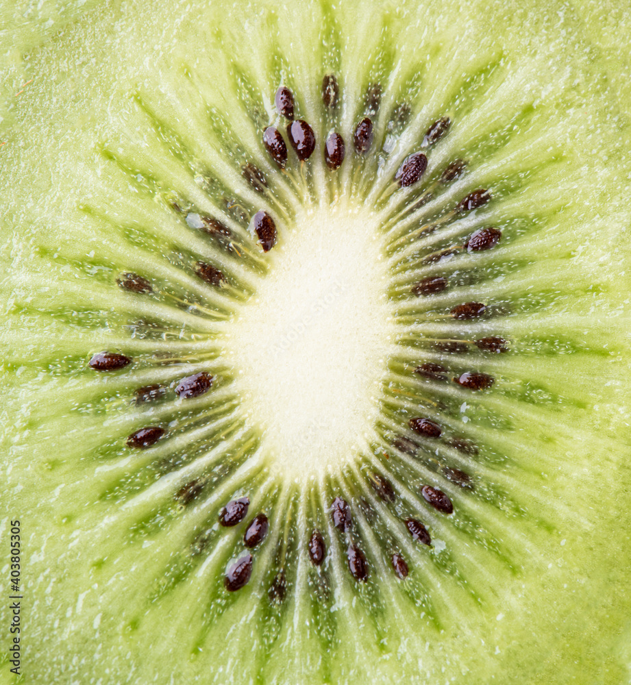 Background with kiwi macro. Texture of kiwi macro. Slice of kiwi macro. Background with kiwi macro. Texture of kiwi macro. Slice of kiwi macro.
