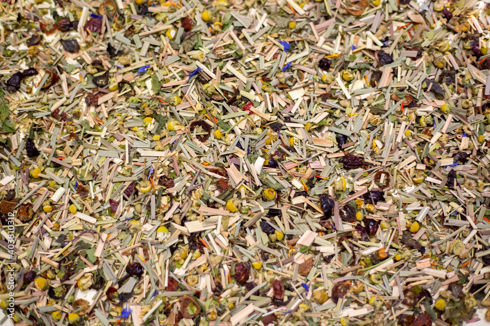 Natural herbal tea. White background. Natural herbal tea. White background.