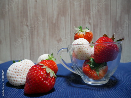 strawberries in a bowl