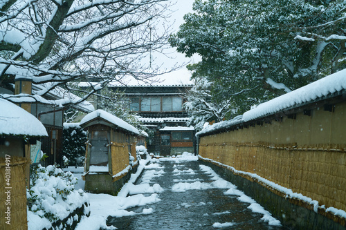 Great snow day in Kanazawa, 2021.