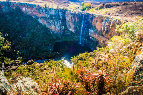 Canvas Print Berlin water fall in Sabie , Graskop in Mpumalanga South Africa.
