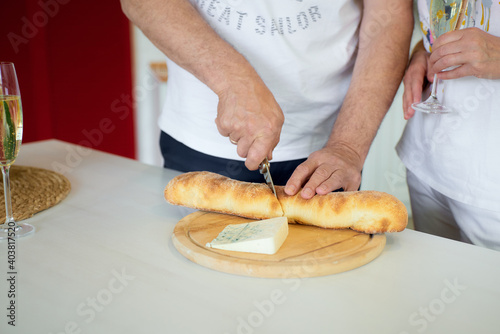 person holding a loaf of bread