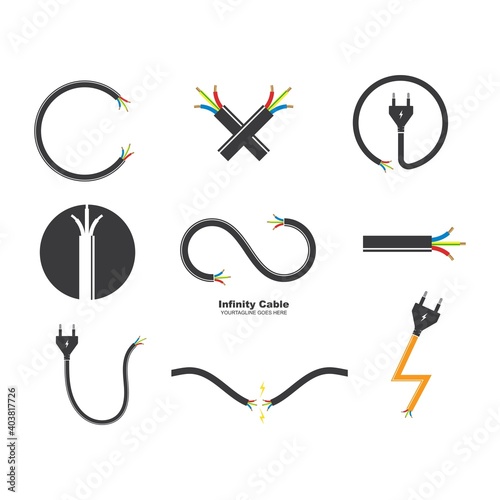 electric cable icon vector illustration design