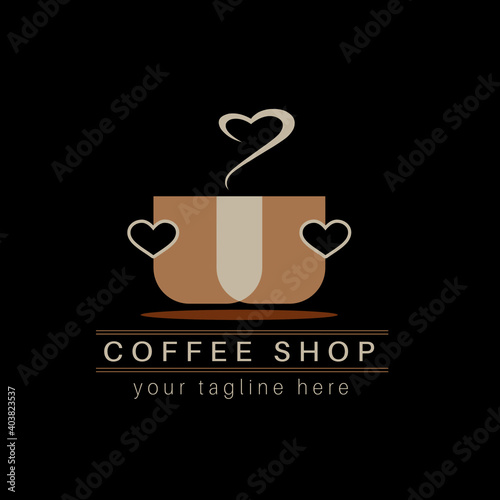 Coffee house and coffee shop hot coffee coffee lover and cold coffee vector illustration design.