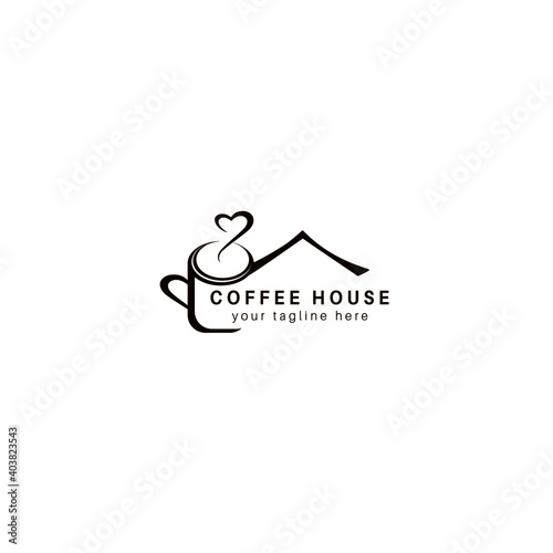 Coffee house and coffee shop hot coffee coffee lover and cold coffee vector illustration design. photo