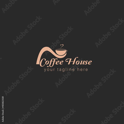 Coffee house and coffee shop hot coffee coffee lover and cold coffee vector illustration design. photo