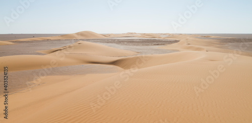 Landscape of central desert of Oman