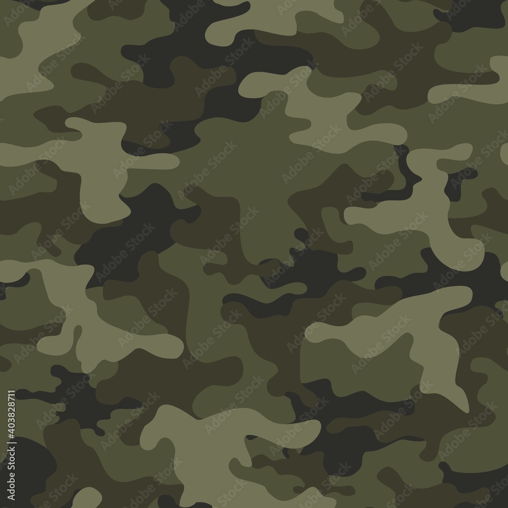 Camouflage seamless pattern texture. Abstract modern vector military camo backgound. Vector illustration. Camouflage seamless pattern texture. Abstract modern vector military camo backgound. Vector illustration.