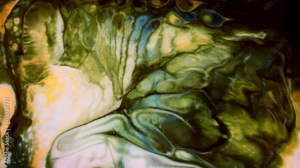 Abstract Colorful Ink Spread Art Abstract Colorful Ink Spread Art