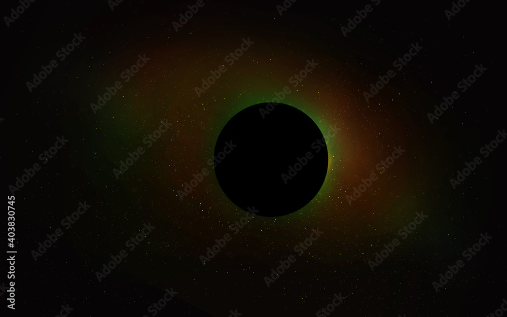 Fototapeta premium New Nebula Galaxy Outer Space Digital Universe art illustration.