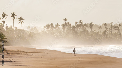 Canvas Print Caribbean Salty Myst