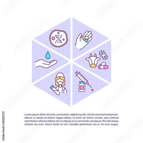 Antimicrobial resistance prevention concept icon with text. Handwashing. Drug-resistant infections. PPT page vector template. Brochure, magazine, booklet design element with linear illustrations