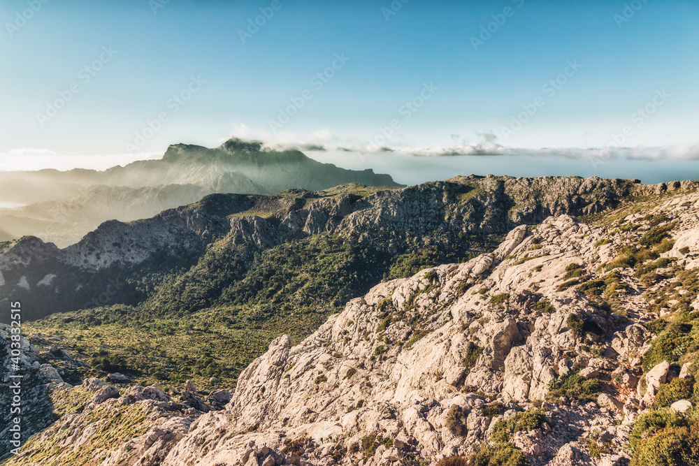 Mountain scenery of the 