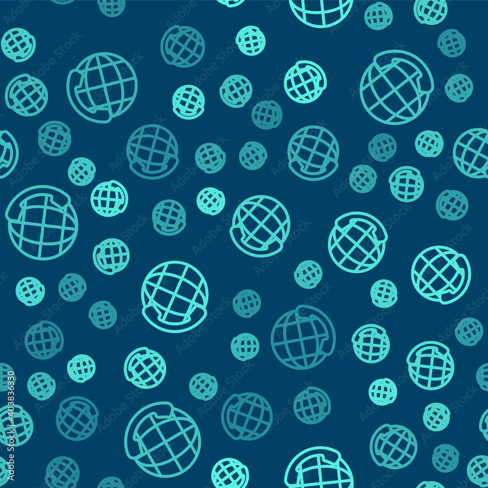Green line Telephone 24 hours support icon isolated seamless pattern on blue background. All-day customer support call-center. Full time call services. Vector Illustration. Green line Telephone 24 hours support icon isolated seamless pattern on blue background. All-day customer support call-center. Full time call services. Vector Illustration.
