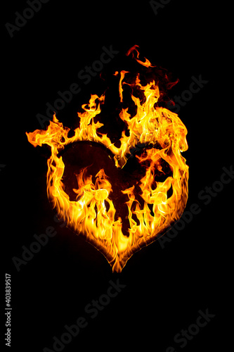 Brennendes Herz
