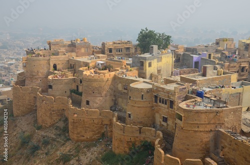 Impressive skyline of Jaisalmer fort, Rajasthan