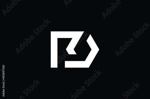 Φωτογραφία RD logo letter design on luxury background