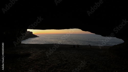 Atardecer en la Ojerada, Ajo, Cantabria, España photo