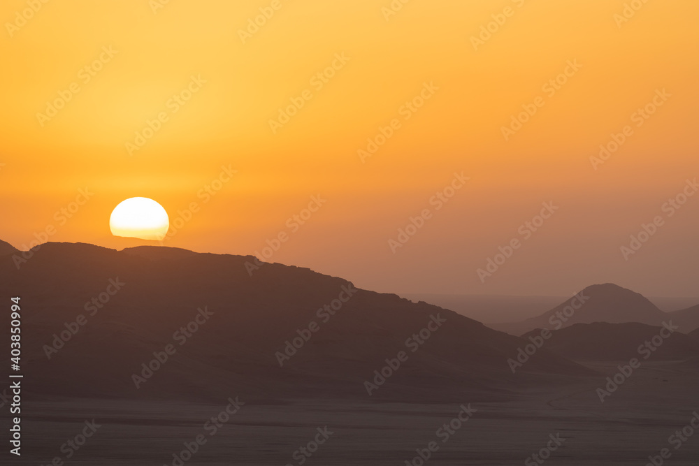 Sunset in the Utah Desert