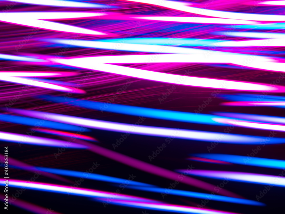 Colorful light trails with motion blur effect. defocused
Colorful light trails with motion blur effect. defocused