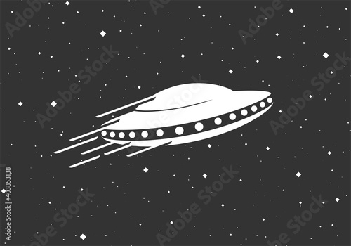 Obraz na płótnie Creative design of spaceship illustration