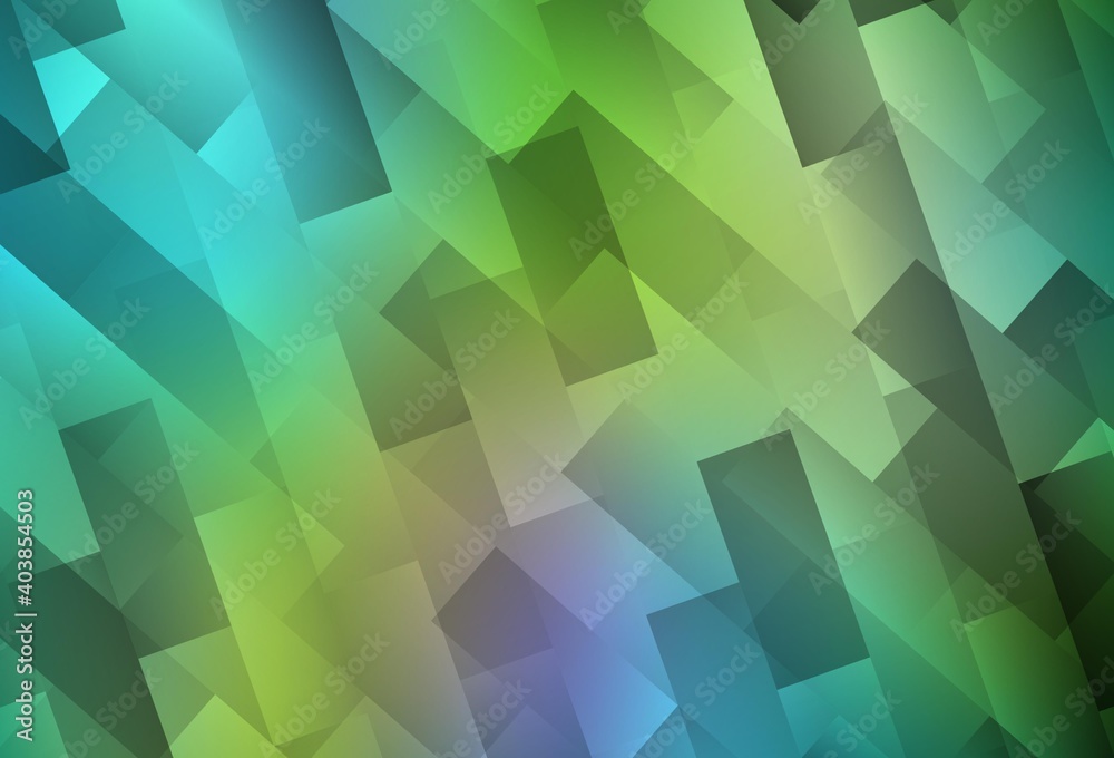 Obraz premium Light Blue, Yellow vector template with rhombus.
