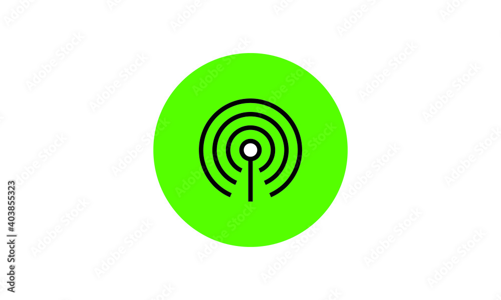 Phone icon vector flat design green modren style Phone icon vector flat design green modren style