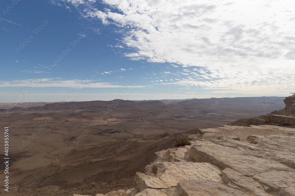 Ramon crater view.