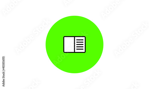 Phone icon vector flat design green modren style