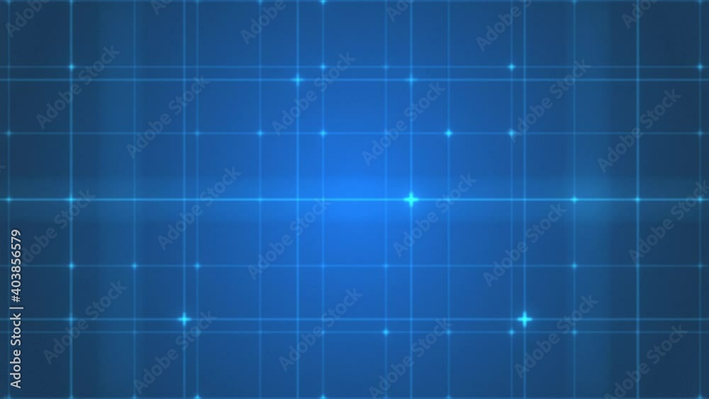 Abstract Computer Technology Background Loop/ 4k animation of an abstract digital technology background with grid and lines zooming in seamless looping