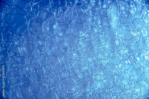 bubble foam cool tone background