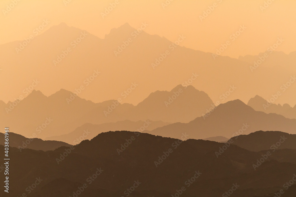 Hadschar-Mountains in Oman