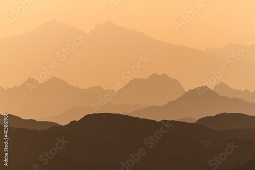 Hadschar-Mountains in Oman