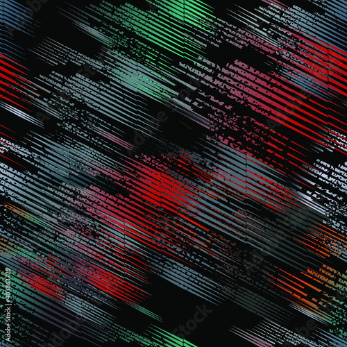 Abstract seamless grunge lines pattern for fashion textile, sport clothes, wrapping paper.