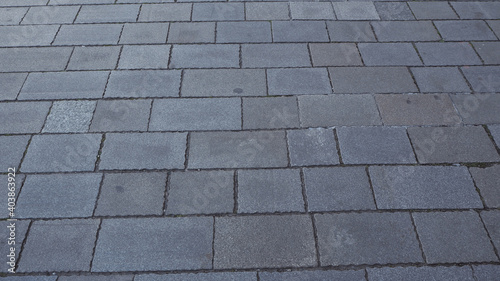 Symmetrical floor tiles for walking