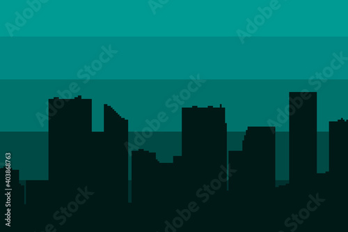 Pixel city. Pixel art 8 bit