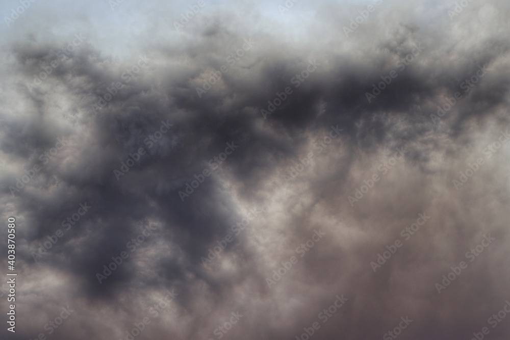 Obraz premium storm clouds timelapse