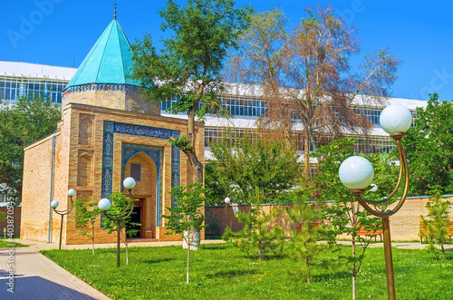 The Qaldirghochbiy Mausoleum in Tashkent, Uzbekistan photo