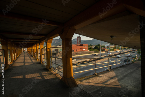 Heavy traffic in Rio de Janeiro, Brazil