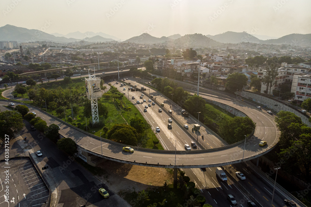 Heavy traffic in Rio de Janeiro, Brazil Heavy traffic in Rio de Janeiro, Brazil