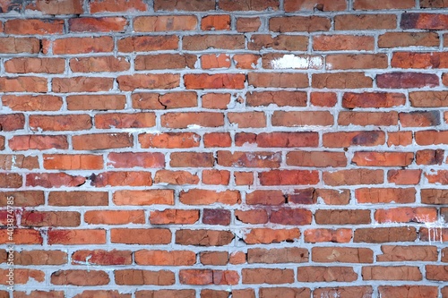 wall, brick wall, brick, red brick wall