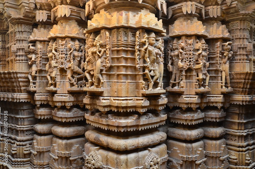 Fotografía Incredible beauty: jain temple inside of Jaisalmer fort