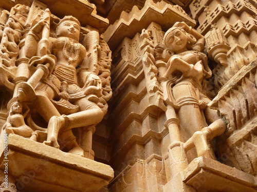 Masterpiece of fine masonry: jain temple in Jaisalmer photo