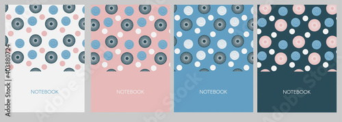 Covers set. abstract design for notebooks, planners, brochures, books, catalogs.