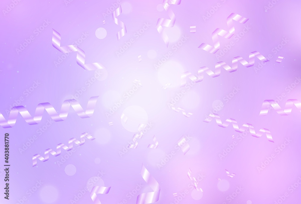 Light Purple vector texture in birthday style. Light Purple vector texture in birthday style.