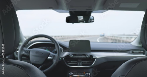 Smart self driving car concept