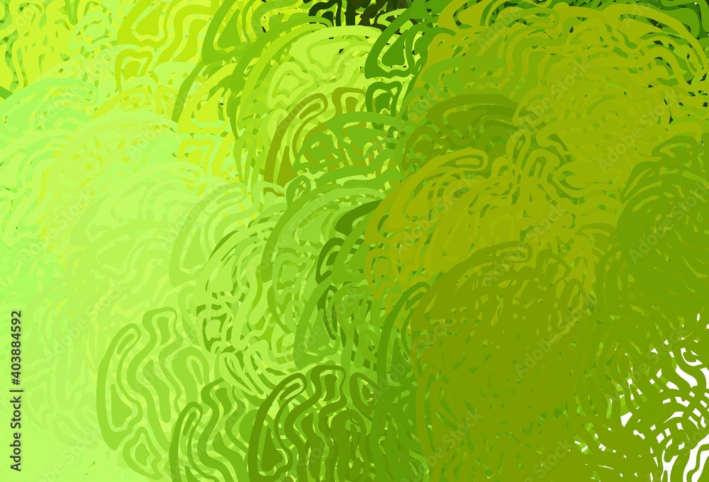 Light Green, Yellow vector layout with wry lines. Light Green, Yellow vector layout with wry lines.